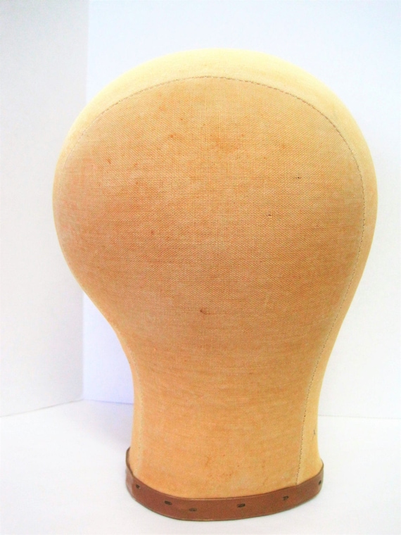 Hat Wig Stand - Signed Millinery Head - Hello Dolly Signed - 60's Head Hat Display
