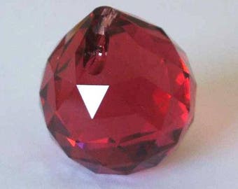 1 SWAROVSKI 8558 Strass Crystal Ball Prism 30mm BORDEAUX