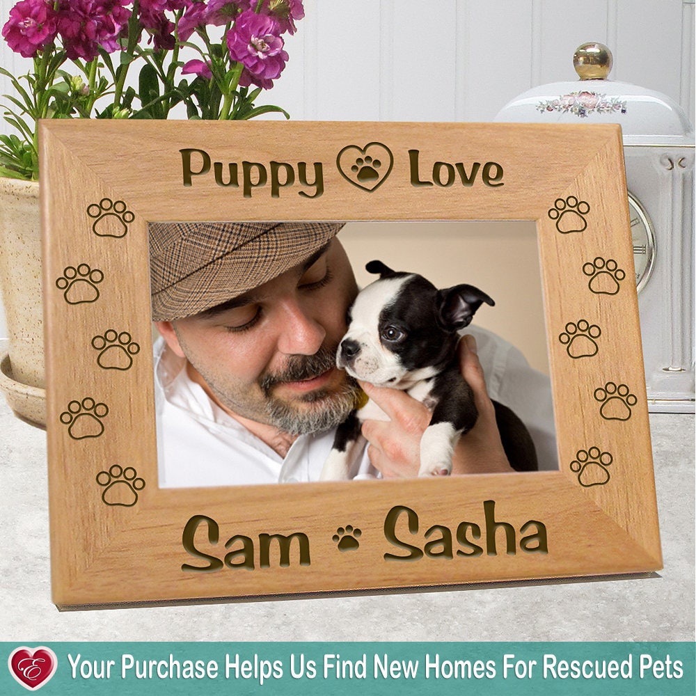 Puppy Love Dog Picture Frame