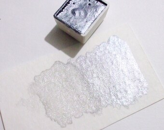 Silver Mica - Handmade Watercolor Paint
