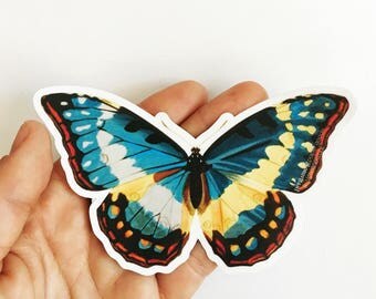 Butterfly Laptop Sticker | Vinyl Vintage Sticker | Car Sticker | Laptop Sticker | Outdoor Sticker | Nonfade Sticker | Waterbottle Sticker