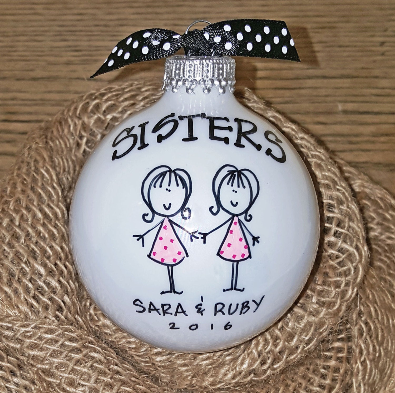 Best Friend Ornament Personalized Friend Ornament