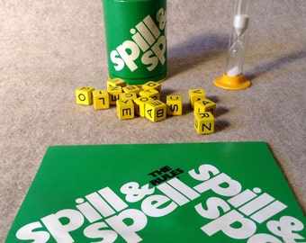 Vintage Spill and Spell Game - Complete - Parker Brothers No. 103 - 1978