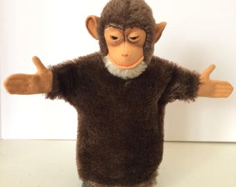 stuffed chimpanzee vintage