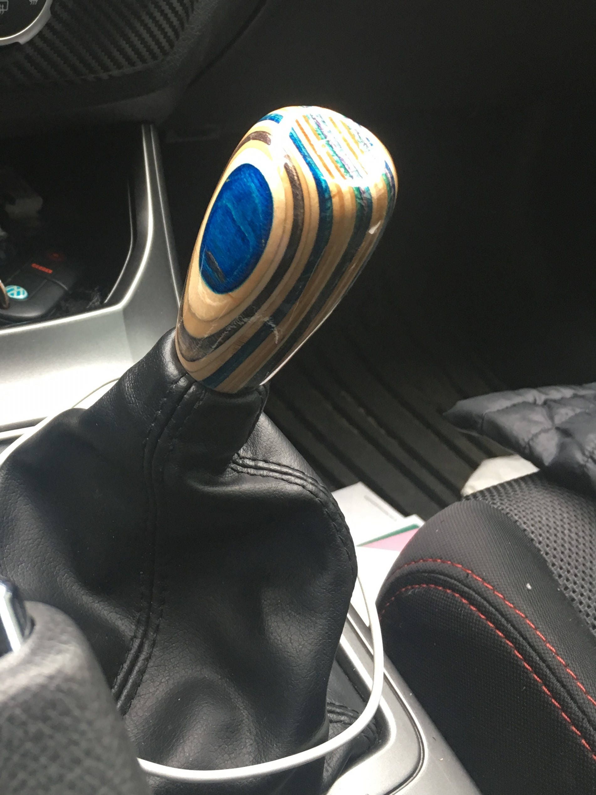 Shift Knobs from Skateboard Decks