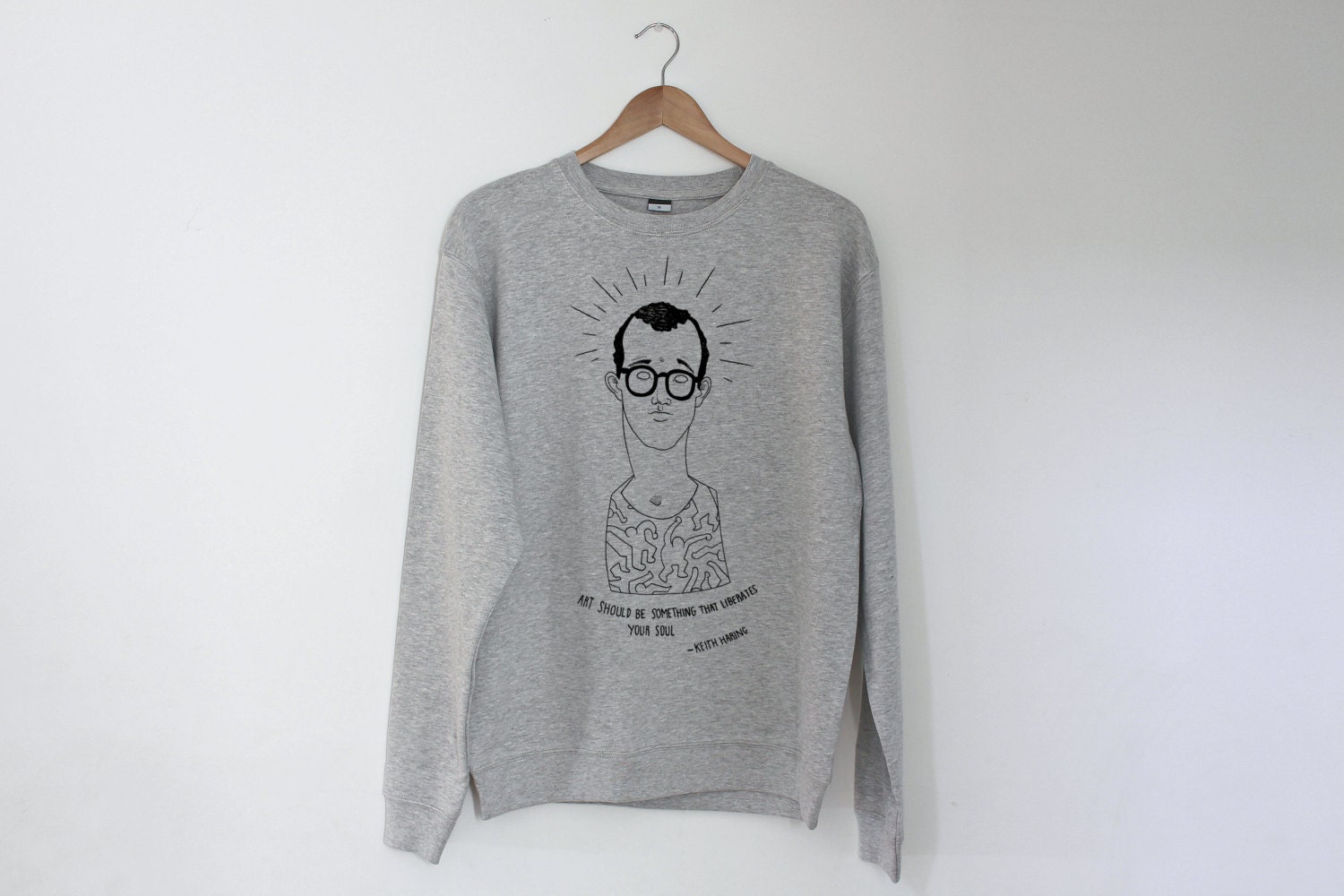 keith haring sweater