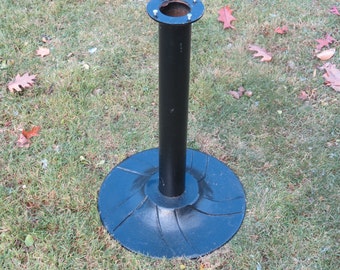 Black Cast Iron Black Pedestal Table Base DIY Projects