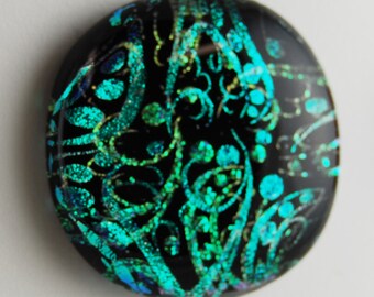 2781 dichroic cabochon - free shipping