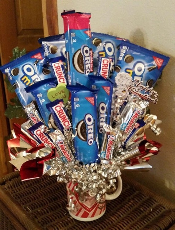 Happy Birthday Candy Bouquet Oreo Chocolate Cookie Bouquet