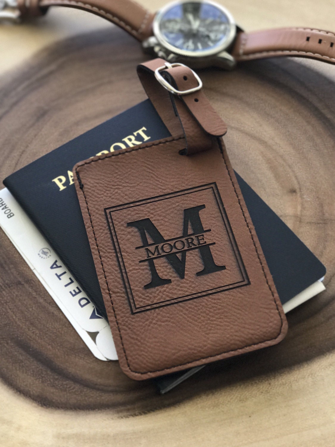 Personalized Luggage Tag Leather Luggage Tag Logo Corporate