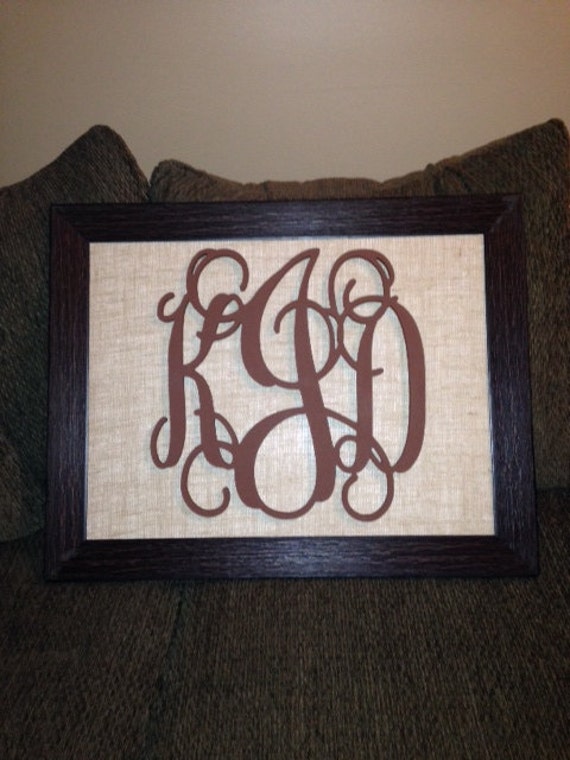 Wooden Monogram Unpainted Wood Monogram Wall Hanging