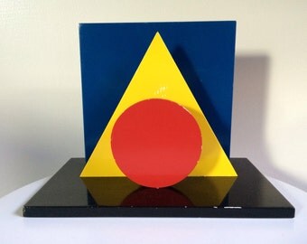 Robert-Jean Chapuis Designed Post Modern Napkin Holder/Table Art Object