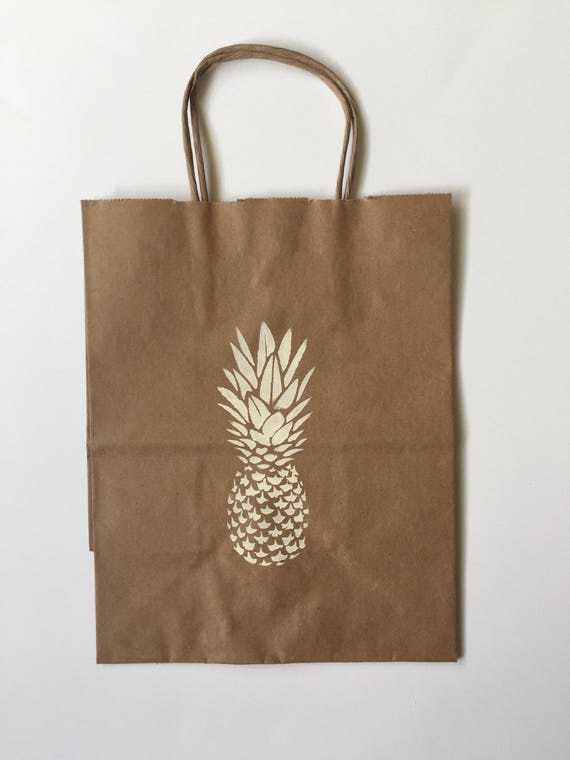 Items similar to Pineapple Gift Bag Tropical Bachelorette Party