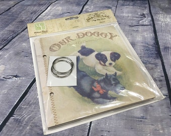 Melissa Frances Mini Album, Our Dog Mini Album, Dog Record and Memory Book, Doggy Mini Album