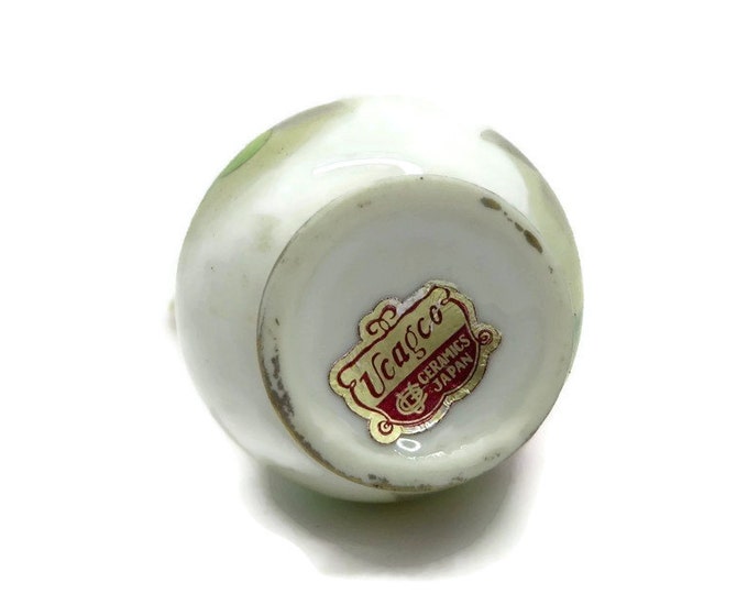 Vintage Ucagoo Japan Small Ceramic Gold Trimmed Pitcher