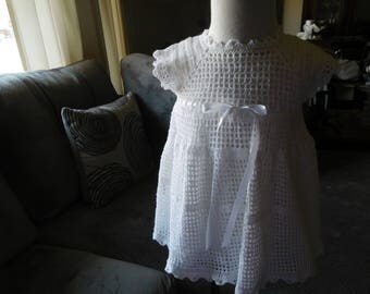 1007 Hand Crocheted Short Dress