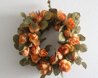 Easter Wreath, Summer Wreath, Front Door Wreath, Silk Flower Wreath, Spring Wreath, Floral Wreath 30cm, 11.8 "