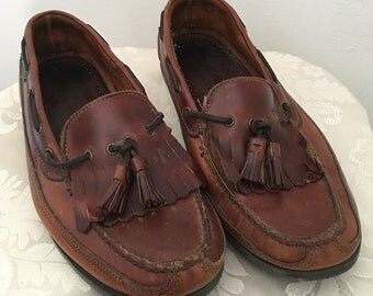 Men's lace up shoes Leather loafers Brown by loverleesdesigns
