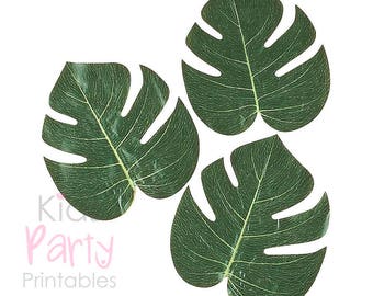 Moana Party Supplies, 12 Palm Leaves, Moana Decorations, Moana Party Theme, Birthday Luau Decorations, Hawaiian Party Decorations Supplies