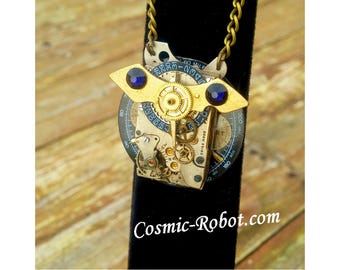 Steampunk Pendant Necklace, Steampunk, handmade jewellery, steampunk jewellery, steam punk jewelry, weddings.