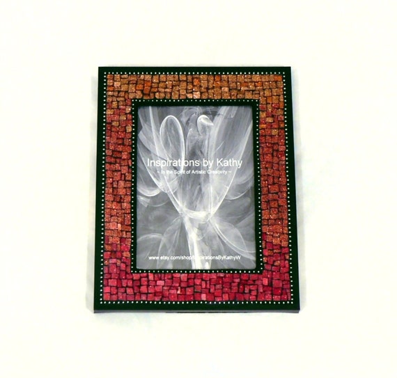 8x10 Picture Frame Mosaic Picture Frame Red Picture Frame
