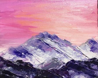 On Hold - ***Do not purchase*** Impasto Landscape - Twilight