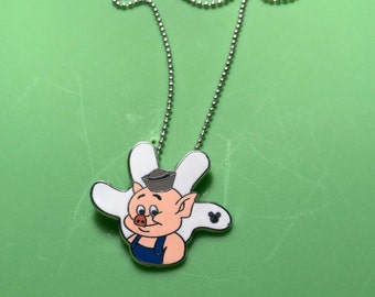 Items similar to Show Pig Necklace - FFA, 4-H on Etsy