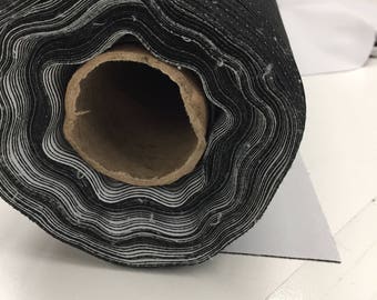Dintex Soft Shell fabric by the yard | polyester spandex | 58" wide | DWR face | DINTEX water proof lining | mesh back | white black