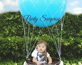 Balloon Net 36" and 16",Hot Air Balloon Net Centerpiece,Balloon Net Photo Shoot,Wedding Bat Mitzvah Gala Centerpiece