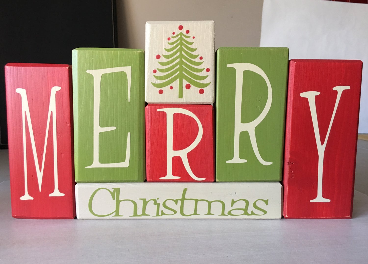 merry christmas wood blocks sign centerpiece holiday merry christmas wood blocks sign centerpiece holiday