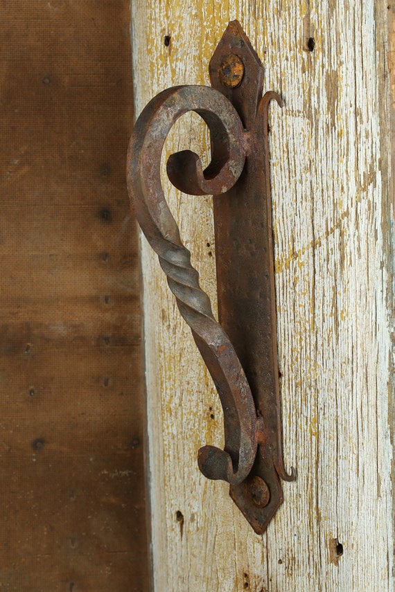 Rustic Door Hardware Iron Door Handle 4-Mexican-Iron-Hand