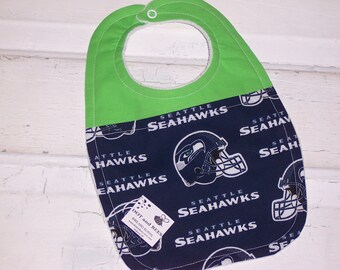 Seattle Seahawks Baby Bib!!! FREE SHIPPING!