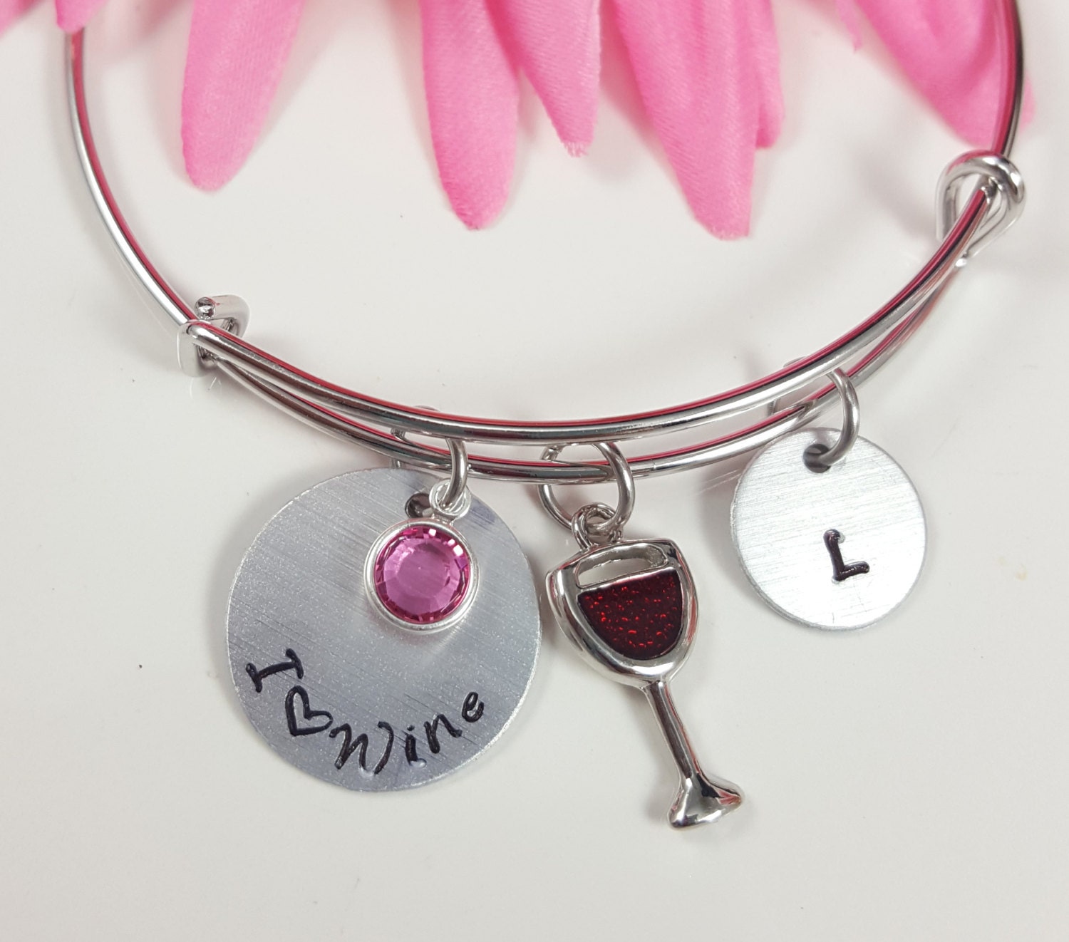 Wine Gift Wine Jewelry Wine Lovers Bracelet Charm Bracelet