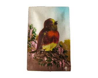 Squeeze Me Bird Postcard / Squeaking Postcard