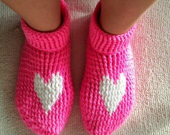 Crochet Slippers Women Slippers Sock Slippers House Slippers