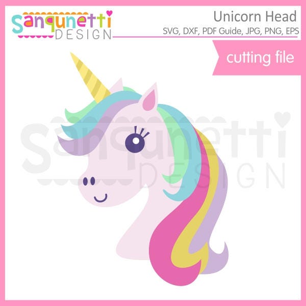 Download Unicorn SVG Unicorn Head Rainbow svg unicorn DXF EPS svg