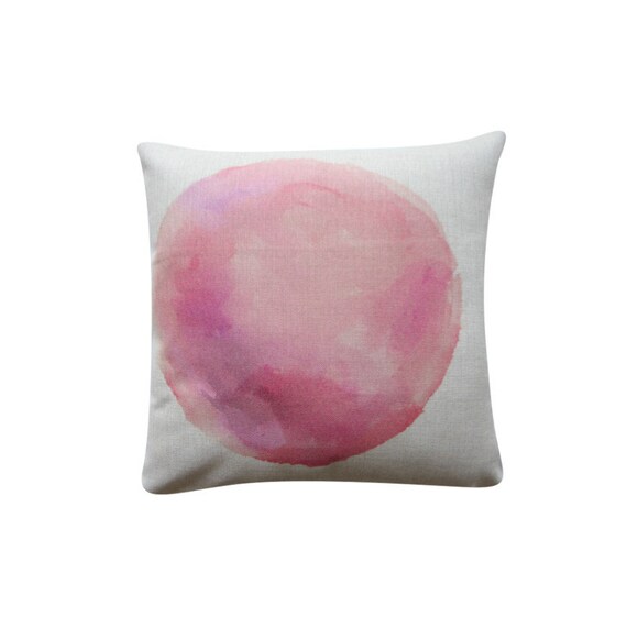 18x18 Decorative Pillow Cover Large Circle