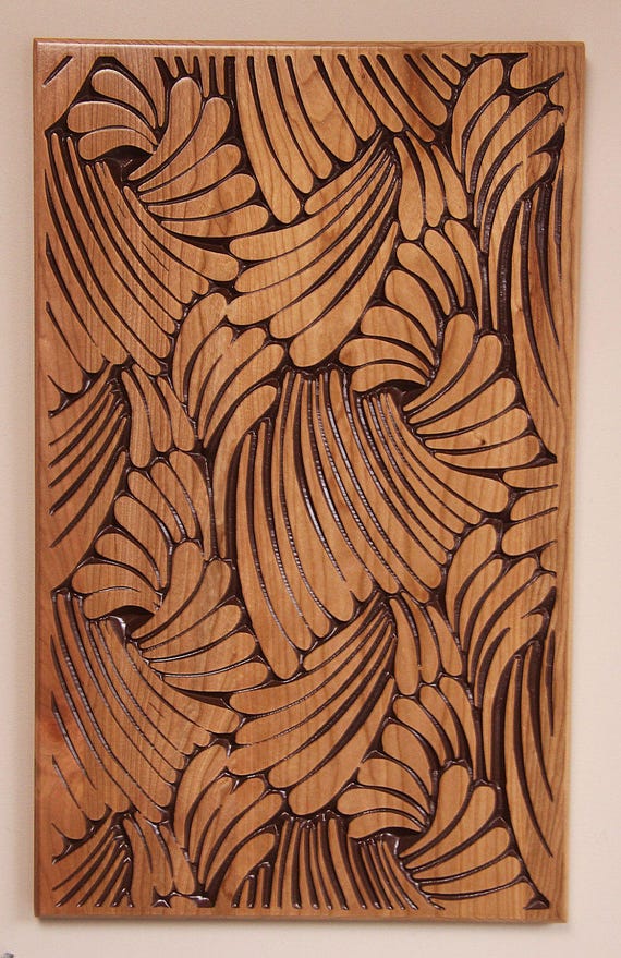 Wood carving wall art wall decor wood art wall hanging