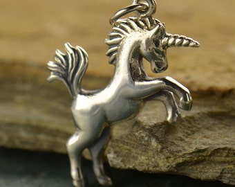 Unicorn Charm Sterling Silver