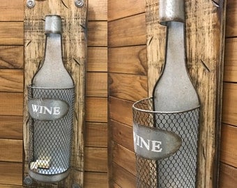 Wine Cork Holder Wall Decor wine cork holder | etsy Wine Cork Holder Wall Decor wine cork holder | etsy