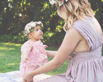 Flower Crown Mommy and Me, Mommy and Me flower crown, infant flower crown