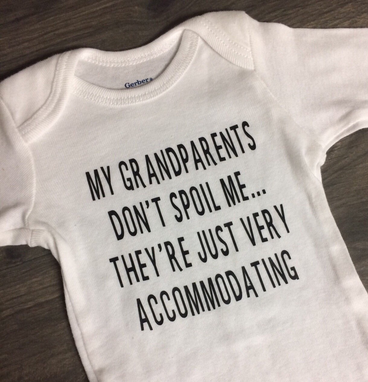 Grandparent Onesie Baby Announcement Onesie Grandparent