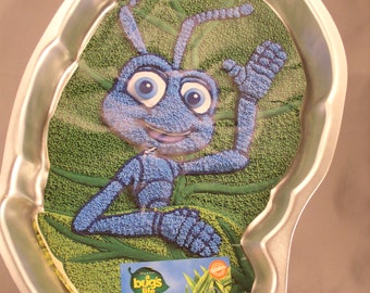 BUGS LIFE Wilton Aluminum Cake Pan 1998 Disney Pixar 2105-3203, with Insert - Retired - Never Used.