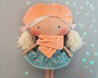 Rag doll Baby gifts Cloth doll Children Girl gifts Tilda doll Kids gift Dolls gift Custom doll Fabric doll Doll clothing