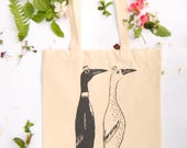 Indian runner duck/ indian runner duck bag/ bag with Indian runner ducks, duck lover gift, duck bag, duck tote, bags for duck lovers,