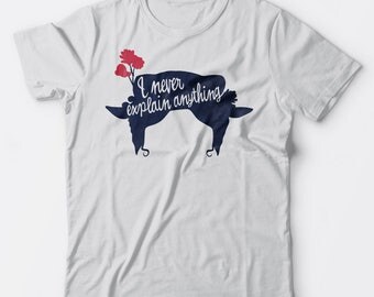 I Never Explain Anything - Mary Poppins inspired Ladies' white premium t-shirt