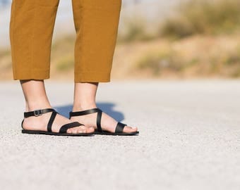 Leather sandals, Open toe handmade sandals, Sandals for women, Greek sandals, Summer sandals, Black sandals, Women sandals