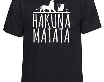 Disney Lion King inspired Hakuna Matata No Worries tshirt