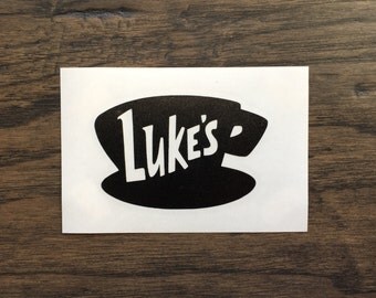 Gilmore Girls Luke's Diner Die-Cut Decal | Luke's Diner | Coffee Mug | Coffee Cup | Yeti Decal | RTIC Decal | Gilmore Girls Sticker
