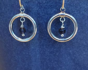 Blue Iolite Earrings